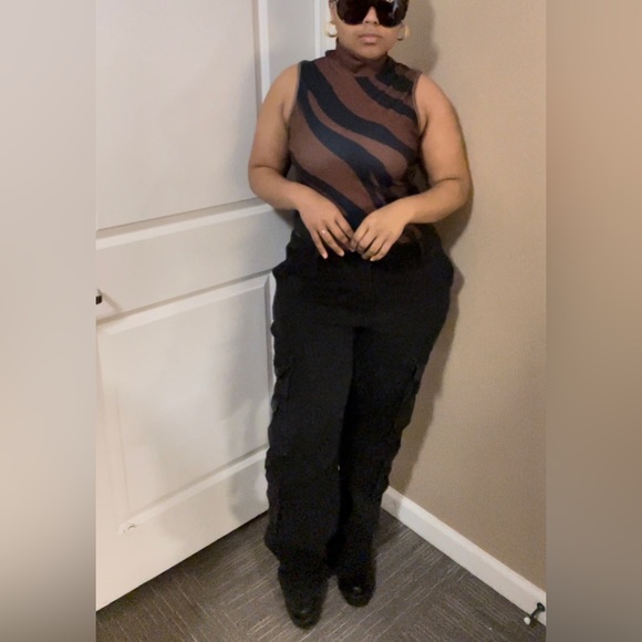 Fashion Nova Dresses & Skirts - Tiger Print Mock Neck Midi Dress